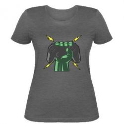 Женская футболка Joystick in hand - PrintSalon