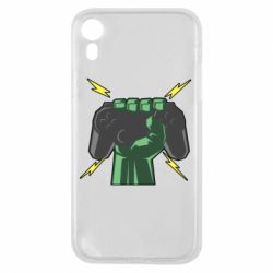 Чехол для iPhone XR Joystick in hand