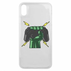 Чехол для iPhone Xs Max Joystick in hand - PrintSalon