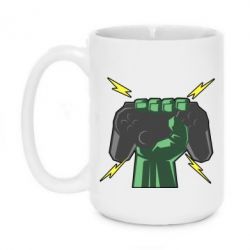 Чашка 420ml Joystick in hand - PrintSalon