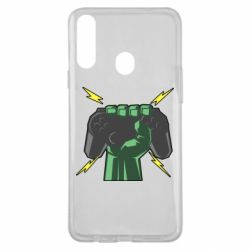 Чехол для Samsung A20s Joystick in hand - PrintSalon