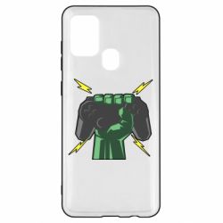 Чехол для Samsung A21s Joystick in hand - PrintSalon