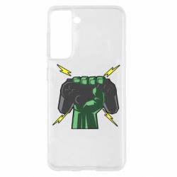 Чехол для Samsung S21 Joystick in hand - PrintSalon