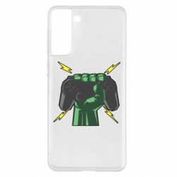 Чехол для Samsung S21+ Joystick in hand - PrintSalon