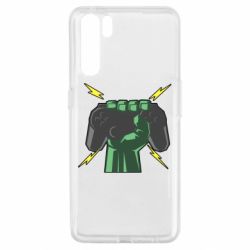 Чехол для Oppo A91/Reno3 Joystick in hand - PrintSalon