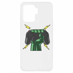 Чехол для Oppo Reno 5 Lite Joystick in hand - PrintSalon