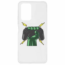 Чехол для Xiaomi Redmi Note 10 Pro Joystick in hand - PrintSalon