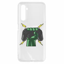 Чехол для Realme 6 Joystick in hand - PrintSalon