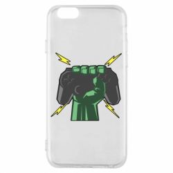 Чехол для iPhone 6/6S Joystick in hand - PrintSalon