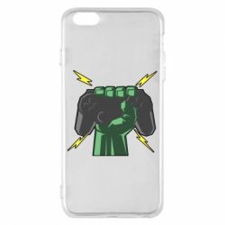 Чехол для iPhone 6 Plus/6S Plus Joystick in hand - PrintSalon