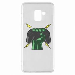 Чехол для Samsung A8+ 2018 Joystick in hand - PrintSalon