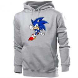 Мужское худи Ёж Соник-PrintSalon Мужское худи Ёж Соник