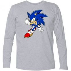 Футболка з довгим рукавом Ёж Соник - PrintSalon