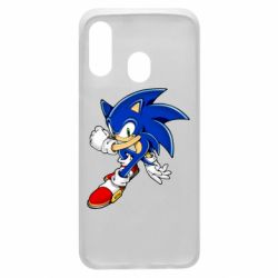 Чохол для Samsung A40 Ёж Соник - PrintSalon