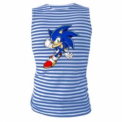 Майка-тільняшка Ёж Соник - PrintSalon