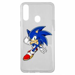 Чохол для Samsung A20s Ёж Соник-PrintSalon Чохол для Samsung A20s Ёж Соник