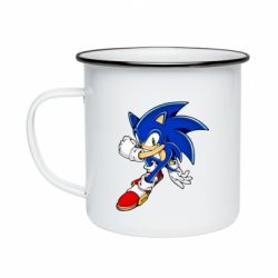 Кружка емальована Ёж Соник - PrintSalon