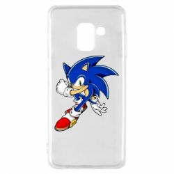 Чохол для Samsung A8 2018 Ёж Соник - PrintSalon