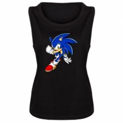 Майка жіноча Ёж Соник - PrintSalon