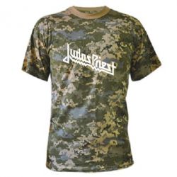 Камуфляжная футболка Judas Priest Logo - PrintSalon