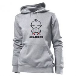 Женское худи Judo Fighter - PrintSalon