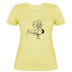 Женская футболка Judo Fighters - PrintSalon