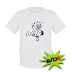 Детская футболка Judo Fighters - PrintSalon
