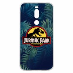 Чехол для Meizu X8 Jurassic Park on the background of a fern - PrintSalon