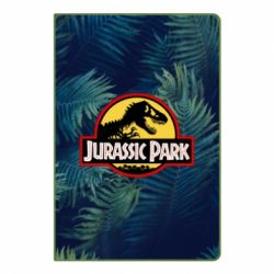 Блокнот с принто Jurassic Park on the background of a fern - PrintSalon