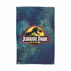 Полотенце с принтом Jurassic Park on the background of a fern - PrintSalon