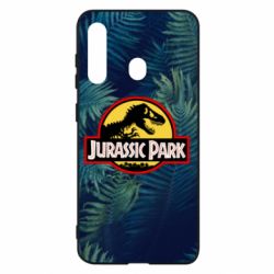 Чехол для Samsung M40 Jurassic Park on the background of a fern - PrintSalon