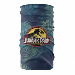 Бандана Jurassic Park on the background of a fern - PrintSalon