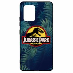 Чехол для Samsung S10 Lite Jurassic Park on the background of a fern - PrintSalon