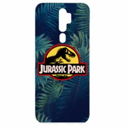 Чехол для Oppo A5/A9 2020 Jurassic Park on the background of a fern - PrintSalon