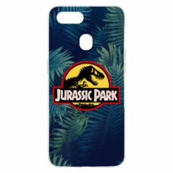 Чехол для Oppo A5s/A12 Jurassic Park on the background of a fern - PrintSalon
