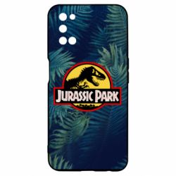Чехол для Oppo A52/A72/A92 Jurassic Park on the background of a fern - PrintSalon