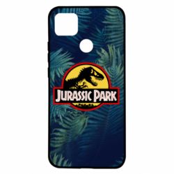 Чехол для Xiaomi Redmi 9c Jurassic Park on the background of a fern - PrintSalon