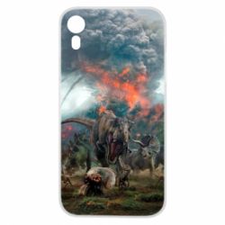 Чехол для iPhone XR jurassic world - PrintSalon
