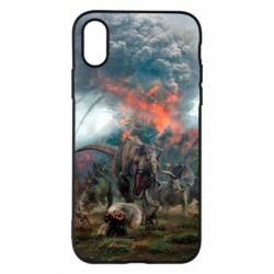 Чехол для iPhone X/Xs jurassic world - PrintSalon