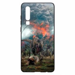 Чехол для Huawei P30 jurassic world-PrintSalon Чехол для Huawei P30 jurassic world