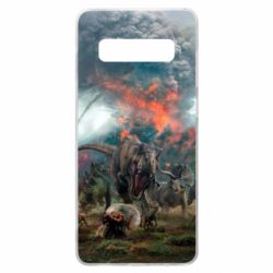 Чехол для Samsung S10+ jurassic world - PrintSalon