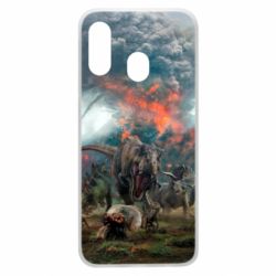 Чехол для Samsung A40 jurassic world - PrintSalon