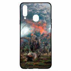 Чехол для Samsung A20s jurassic world - PrintSalon