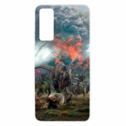 Чехол для Huawei P Smart 2021 jurassic world - PrintSalon