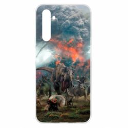 Чехол для Realme 6 jurassic world - PrintSalon