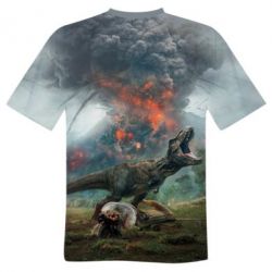 Мужская футболка 3D jurassic world - PrintSalon
