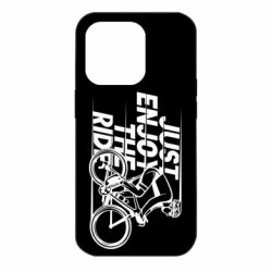 Чехол для iPhone 14 Pro Just enjoy the ride - PrintSalon