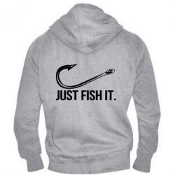Чоловіче худі на блискавці Just Fish It