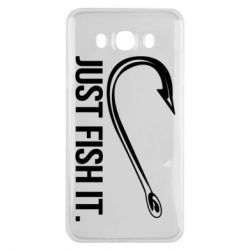 Чехол для Samsung J7 2016 Just Fish It - PrintSalon