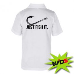 Детское поло Just Fish It - PrintSalon